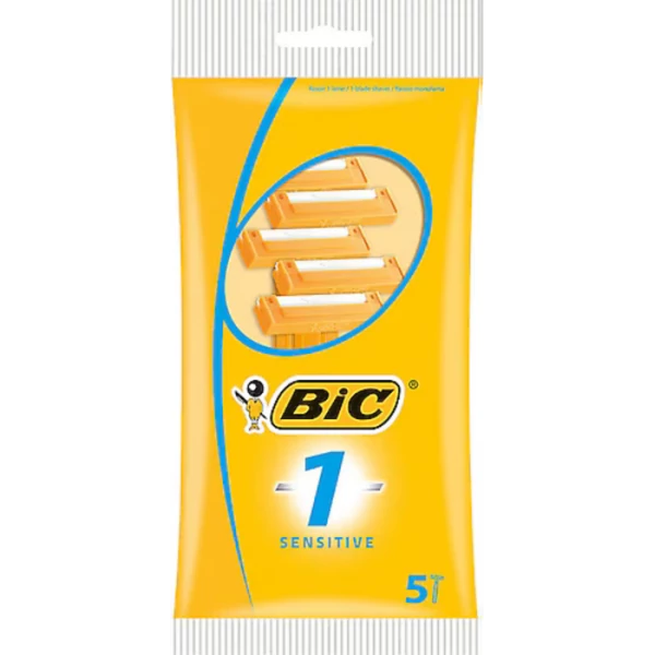 Бритви одноразові Bic 1 Sensitive 5 шт ЄС