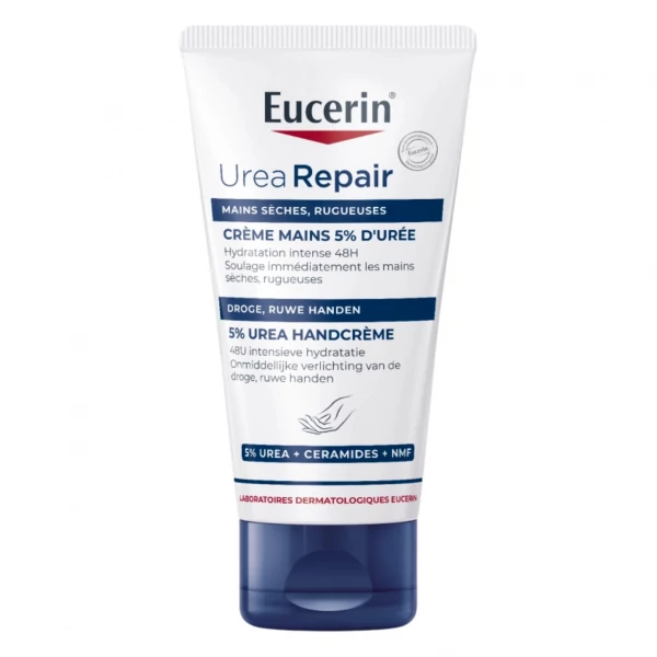 Крем для рук Eucerin UreaRepair Plus відновлюючий  із 5% сечовиною 75 мл ЄС