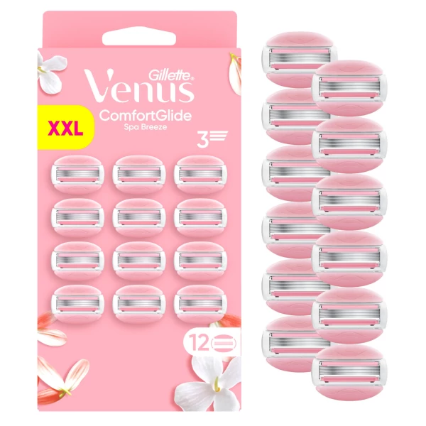 Змінні касети (леза) Gillette Venus Comfortglide Spa Breeze (12 шт.) ЄС