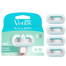 Змінні касети (леза) Gillette Venus Pro Smooth Sensitive 4 шт ЄС