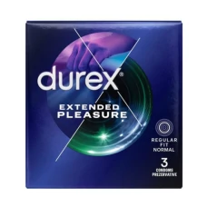 Презервативи Durex Extended Pleasure з латексу 3 шт ЄС