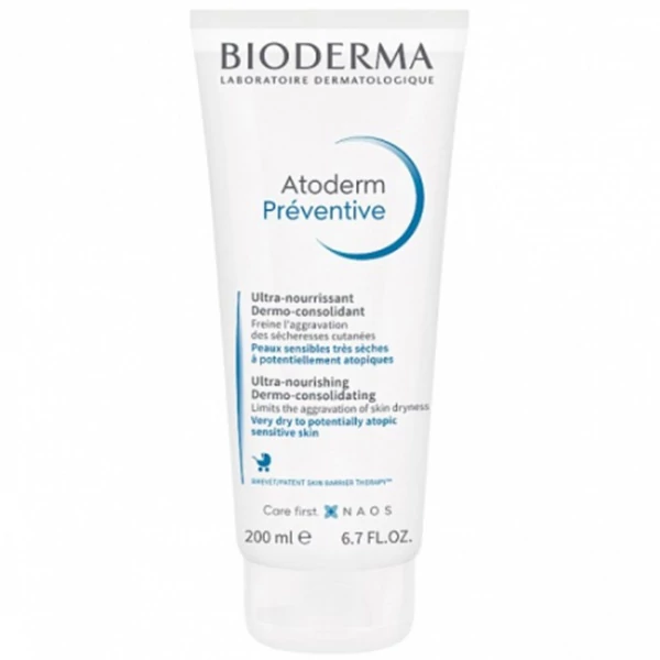 Крем для обличчя та тіла Bioderma Atoderm Preventive дітям від народження 200 мл ЄС