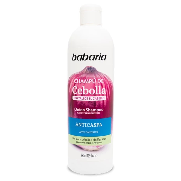 Шампунь Babaria Anti-Dandruff Onion Shampoo проти лупи 380 мл ЄС