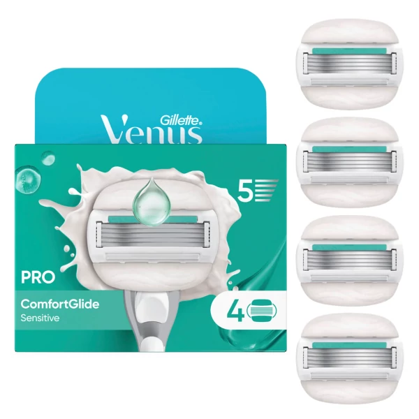 Змінні касети (леза) Gillette Venus Pro ComfortGlide 4 шт ЄС
