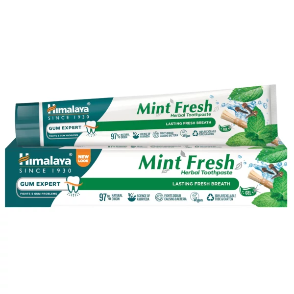 Зубна паста Himalaya Mint Fresh для захисту емалі 75 мл ЄС