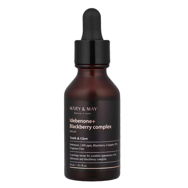 Сироватка для обличчя Mary &amp; May Idebenone + Blackberry Complex Serum Розгладжуюча 30 мл ЄС
