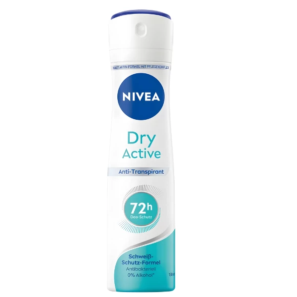 Антиперспірант у спреї Nivea Dry Active 150 мл ЄС