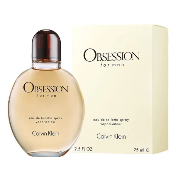 Туалетна вода для чоловіків Calvin Klein EDT Obsession For Men 75 мл ЄС