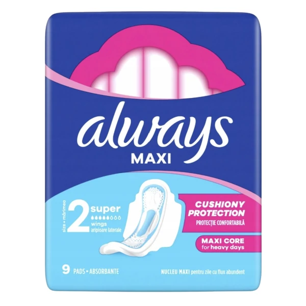 Гігієнічні прокладки Always Classic 2 Super з крильцями 9 шт ЄС