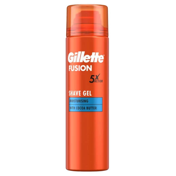 Гель для гоління Gillette Fusion з маслом какао 200 мл ЄС