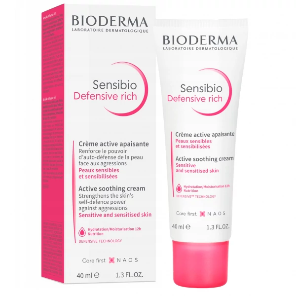 Крем для чутливої ​​шкіри Bioderma Sensibio Defensive Rich 40 мл ЄС