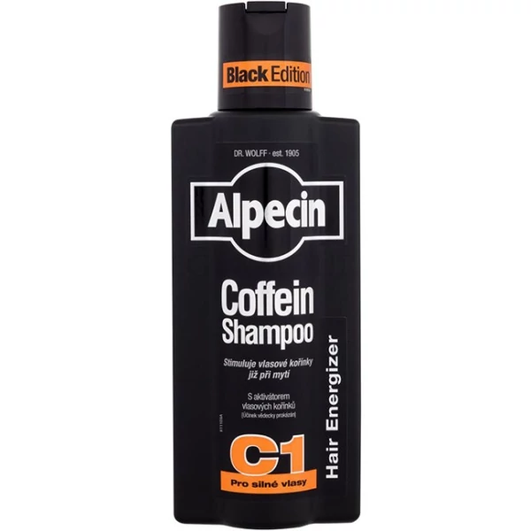 Шампунь Alpecin Coffein Shampoo C1 Black Edition проти випадіння волосся 250 мл ЄС