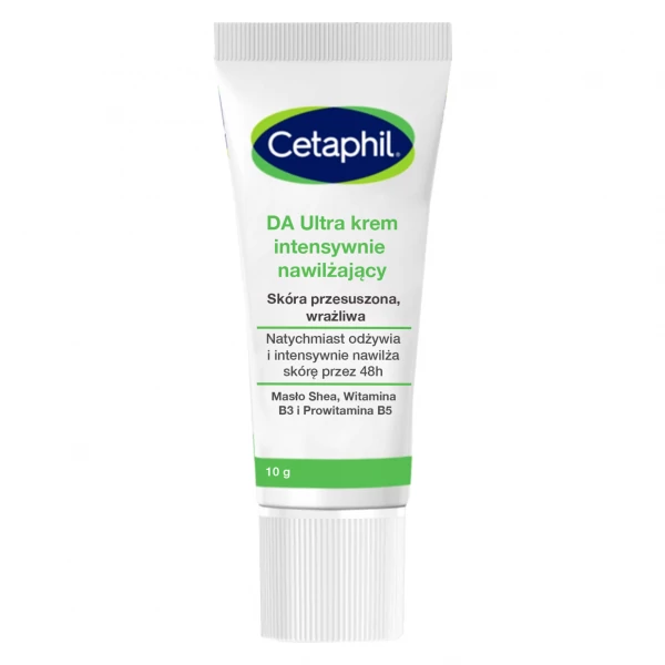 Крем Cetaphil DA Ultra інтенсивно зволожуючий для сухої шкіри 10 г ЄС