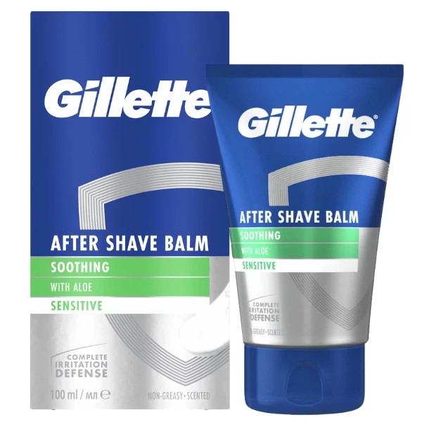 Бальзам після гоління Gillette Sensitive з алое 100 мл ЄС