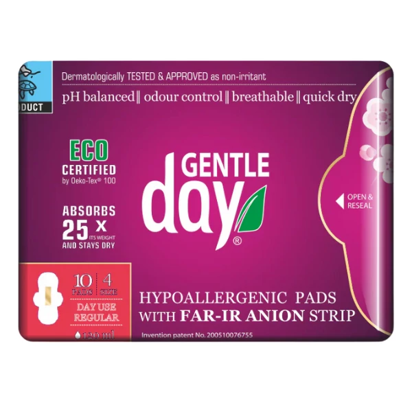 Гіпоалергенні щоденні прокладки Gentle Day Regular 4 шт ЄС