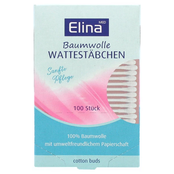 Ватні палички Elina 100 шт ЄС