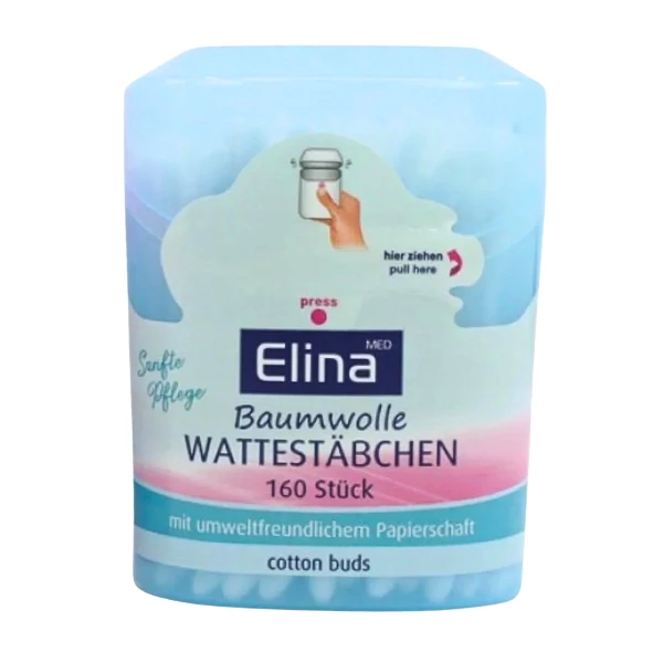 Ватні палички Elina 160 шт ЄС