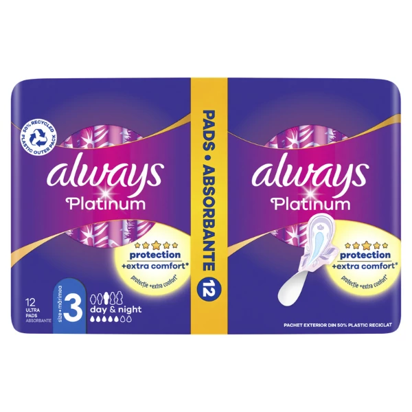 Прокладки Always Platinum Super Extra 3 12 шт ЄС