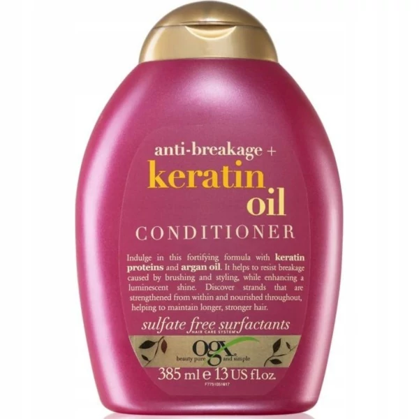 Кондиціонер для волосся OGX Keratin Oil Conditioner зміцнювальний 385 мл ЄС