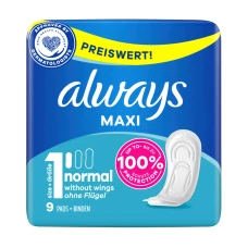 Гігієнічні прокладки Always Maxi Normal 9 шт ЄС