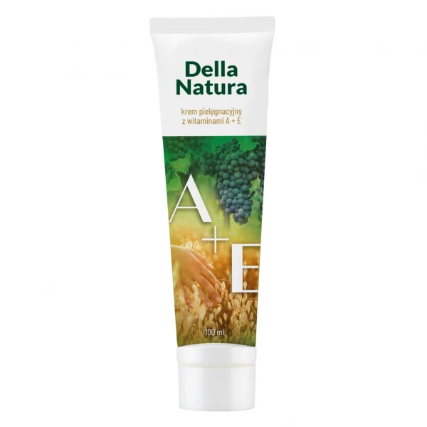 Крем для рук Della Natura Доглядає з вітамінами A+E 100 мл ЄС