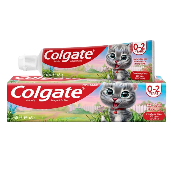Зубна паста для дітей Colgate Kids 0-2 з ароматом полуниці, 50 мл ЄС