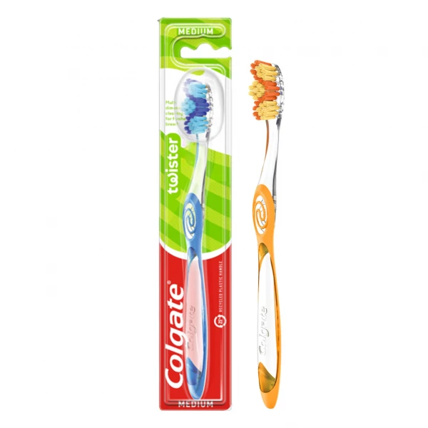 Мануальна зубна щітка Colgate Twister Medium ЄС