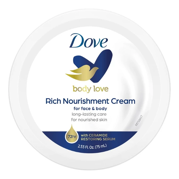 Крем для обличчя та тіла Dove Rich Body Love 75 мл ЄС