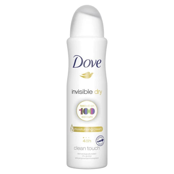 Антиперспірант-спрей Dove Invisible Dry Clean Touch для жінок 150 мл ЄС