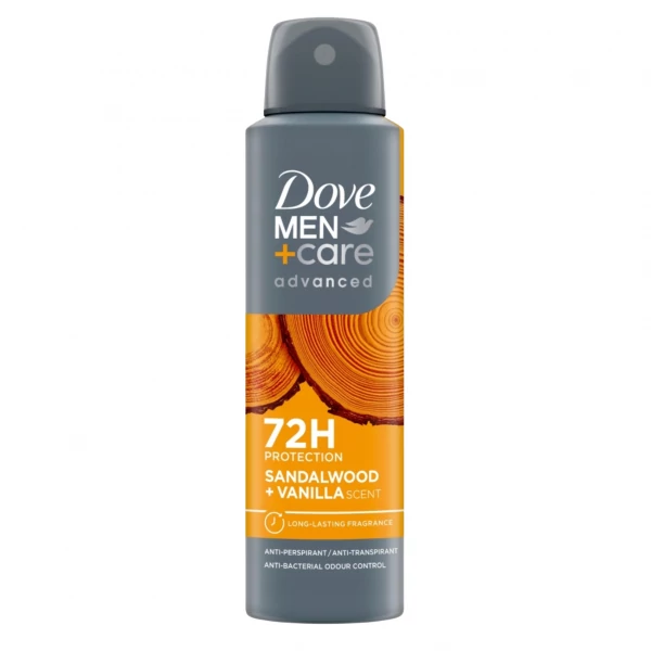 Антиперспірант-спрей Dove Men+Care Advanced Sandalwood &amp; Vanilla 250 мл ЄС