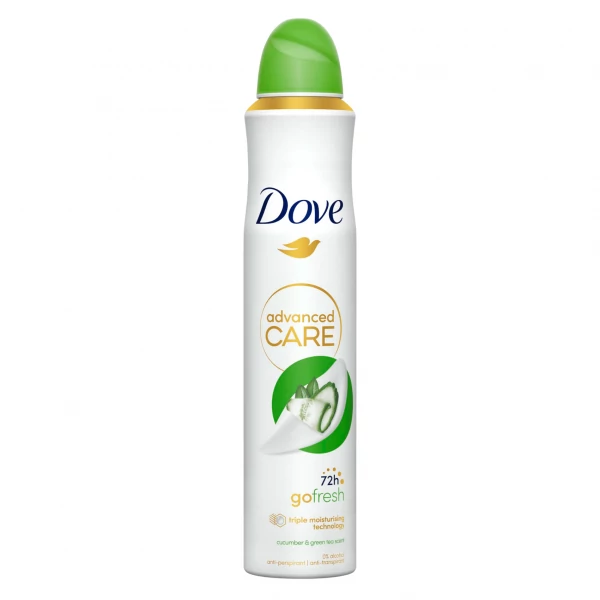 Антиперспірант-спрей Dove Woman Go Fresh Cucumber &amp; Green Tea 250 мл ЄС