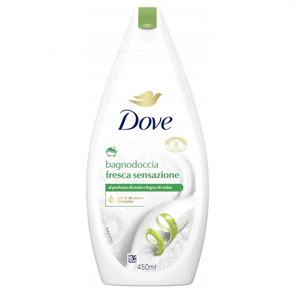 Гель для душу Dove Bagnodoccia Fresca Sensazione з ароматом яблука та кедра 450 мл ЄС