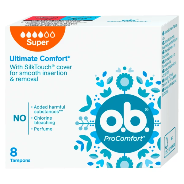 Тампони O.B ProComfort Super 8 шт ЄС