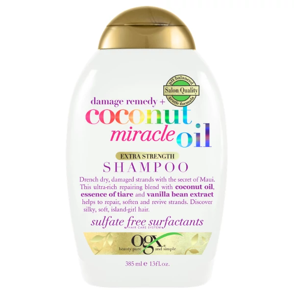 Шампунь OGX Coconut Oil Miracle для відновлення 385 мл ЄС