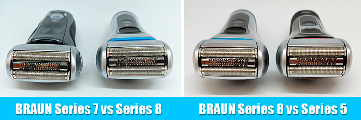Порівняння ріжучих блоків Braun Series 5, 7 і 8